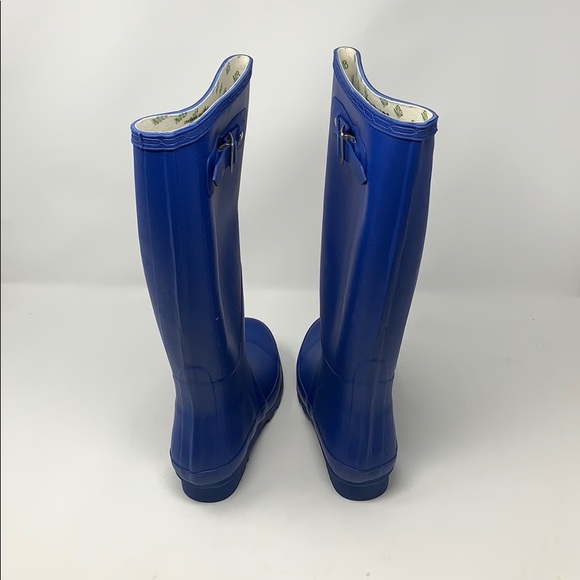 Moneysworth & Best Tall Rubber Welly Blue Boots - Picture 4 of 6